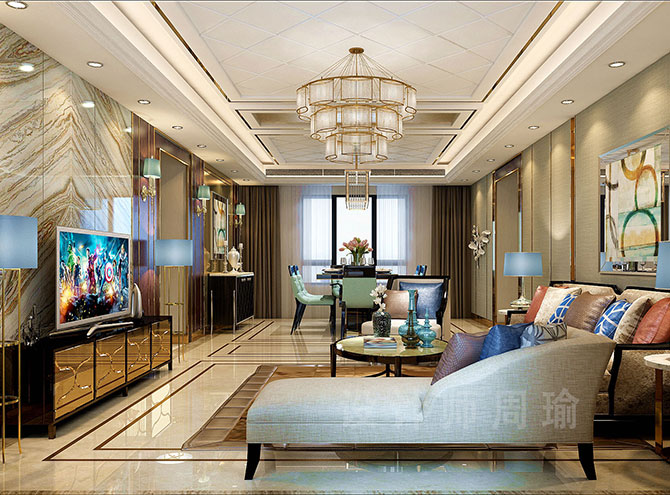 美女bb噢噢叫世纪江尚三室两厅168平装修设计效果欣赏